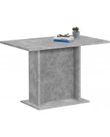  FMD FMD Stół jadalniany, 110 cm, betonowy szary, 428697 