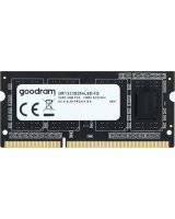  Pamięć do laptopa GoodRam SODIMM, DDR3, 4 GB, 1333 MHz, CL9 (GR1333S364L9S/4G) 