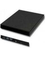  Kieszeń Qoltec na napęd optyczny CD/DVD SATA 12.7mm - USB 2.0 (51866) 
