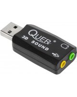  Karta dźwiękowa Quer USB 5.1 Quer (KOM0638) 