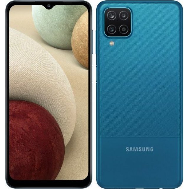  Smartfon Samsung Galaxy A12 128 GB Dual SIM Niebieski (SM-A125FZBKEUE) 
