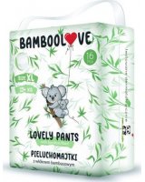  Bamboolove PIELUCHOMAJTKI Z WŁÓKNEM BAMBUSOWYM ROZMIAR XL 12+ kg (16 szt.) - BAMBOOLOVE, 5903999558673 