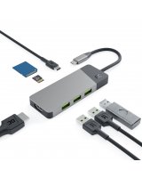  Adapter HUB GC Connect 7in1 (3xUSB-A 3.1 HDMI 4K 60Hz USB-C PD 85W) for Apple MacBook M1/M2, Lenovo X1, Asus ZenBook, Dell XPS, HUBGC01 