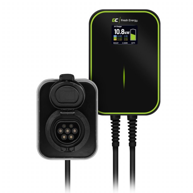 Wallbox GC EV PowerBox 22kW RFID charger with Type 2 socket for charging electric cars and Plug-In hybrids, EV15RFID Wallbox GC EV PowerBox 22kW RFID charger with Type 2 socket for charging electric cars and Plug-In hybrids, EV15RFID