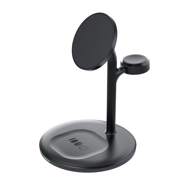 Greencell MagScape Inductive Charger Stand 3-in-1 MagSafe for iPhone, Apple Watch, AirPods and other wireless headphones, MSST-GC-3IN1-B Greencell MagScape Inductive Charger Stand 3-in-1 MagSafe for iPhone, Apple Watch, AirPods and other wireless headphones, MSST-GC-3IN1-B