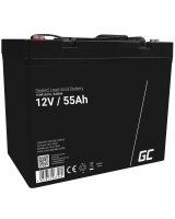  Green Cell AGM VRLA 12V 55Ah maintenance-free battery for mower, scooter, boat, wheelchair, AGM49 