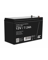  Green Cell AGM VRLA 12V 7.2Ah maintenance-free battery for the alarm system, cash register, toys, AGM05 