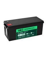  Greencell AGM VRLA 12V 175Ah maintenance-free battery for boats, photovoltaics, solar panels (532x207x220mm), AGM12V175AH-H 