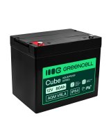  Greencell AGM VRLA 12V 80Ah maintenance-free battery for UPS, scales, camper (260x168x216mm), AGM12V80AH-H 