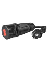  Green Cell Red CEE 16A 400V 5P to 230V Schuko socket adapter, EVAK01 