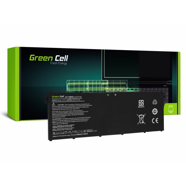 Green Cell Battery AC14B3K AC14B8K for Acer Aspire 5 A515 A517 R15 R5-571T Spin 3 SP315-51 SP513-51 Swift 3 SF314-52, AC72 Green Cell Battery AC14B3K AC14B8K for Acer Aspire 5 A515 A517 R15 R5-571T Spin 3 SP315-51 SP513-51 Swift 3 SF314-52, AC72