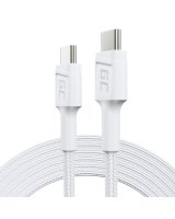  Cable White USB-C Type C 2m Green Cell PowerStream with fast charging Power Delivery 60W, Ultra Charge, Quick Charge 3.0, KABGC29W 