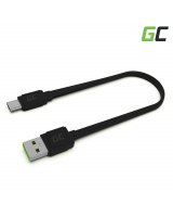  Green Cell Cable GCmatte USB-C Flat cable 25 cm with fast charging, KABGC03 