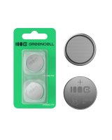  Greencell Blister 2x lithium battery CR2032 3V 220mAh button for key, watch, remote, scale, X2CR2032 