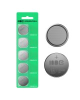  Greencell Blister 5x Lithium battery CR2450 3V 600mAh button cell for keys, watches, remotes, scales, X5CR2450 