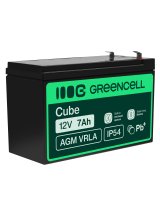  Green Cell AGM VRLA 12V 7Ah maintenance-free battery for UPS units, AGM04 