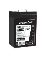  Green Cell CUBE AGM IP54 6V 4Ah VRLA Battery Gel deep cycle toys for kids alarm systems for toy vehicles toy car, AGM6V4AH-J 