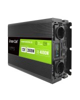  Green Cell PowerInverter LCD 12 volt 2000W/40000W car inverter with display - pure sine wave, INVGC12P2000LCD 