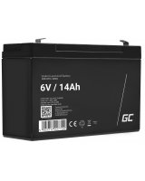  Green Cell AGM VRLA 6V 14Ah maintenance-free battery for the alarm system, cash register, toys, AGM34 