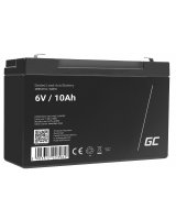  Green Cell AGM VRLA 6V 10Ah maintenance-free battery for the alarm system, cash register, toys, AGM16 