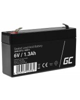  Green Cell AGM VRLA 6V 1.3Ah maintenance-free battery for the alarm system, cash register, toys, AGM13 