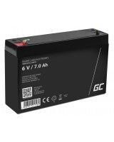  Green Cell AGM VRLA 6V 7Ah maintenance-free battery for the alarm system, cash register, toys, AGM12 