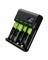  Set Green Cell GC VitalCharger and batteries 2xAA 2000mAh 2xAAA 800mAh, GRSETGC03 