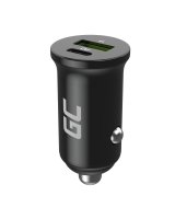  Green Cell Autoladegerät 38W GC PowerRide Nano38 mit USB-C USB-A Power Delivery und Ultra Charge Schnellladung, CADM-GC-38AC 