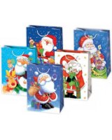  Dāvanu maisiņš ZIEMASSVĒTKI 34,5 x 48 x 13 cm (00392) 