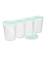  Konteineri ēdiena/piena uzglabāšanai (4 gab.) BabyOno 1028 