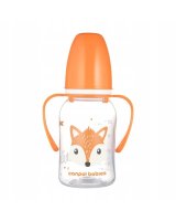  Pudele ar rokturiem CUTE ANIMALS 120 ml 11/823 orange 