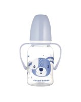  Pudele ar rokturiem CUTE ANIMALS 120 ml 11/823 blue 