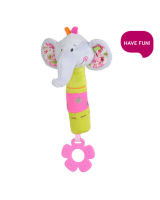  Zilonītis-pīkstulis SMARTIE ELEPHANT BabyOno 1193 