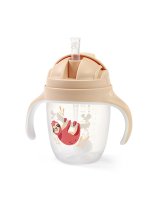  Krūze ar salmiņu un svērteni SLOTH BabyOno 1464/04 