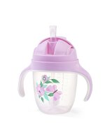  Krūze ar salmiņu un svērteni FLOWER BabyOno 1464/05 