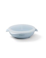  Silikona šķīvis ar piesūcekni un vāku 1661/01 blue 