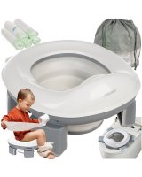  Saliekamais podiņš-WC sēdeklis TRAVEL POTTY 25510 