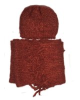  Cepure ar šalli CZ-2683 50/55 cm-izpārdošana 