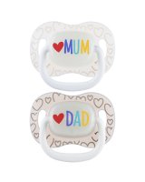  Māneklis LoveMum&Dad simetriskās formas 0-6 mēn.(2 gab.) 34/939 