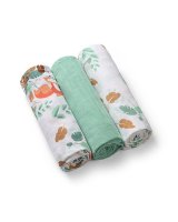  Muslīna autiņu komplekts SUPER SOFT (3 gab.) BabyOno 348/12 mint 