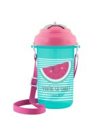  Pudele-bidons ar salmiņu SO COOL 4/102 pink 