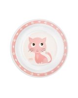  Šķīvis plastmasas CUTIE ANIMALS 4/411 pink 