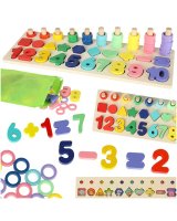  Koka puzle-šķirotājs MATEMĀTIKA KX6209 