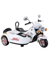  Motocikls ar blakusvāģi SX138 white [A] 