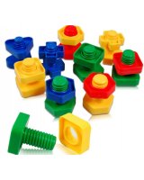  Skrūves-konstruktors Montessori 30 el. KIK-7423 [A] 