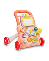  Stumjamā rotaļlieta-rati ZOO pink 9019 
