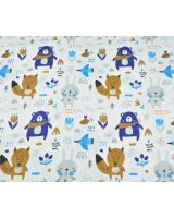  Autiņš flaneļa BEAR&FOX 70x80 cm (4364) 