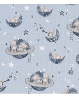  Autiņš marles BEARS in COSMOS 70x80 cm 