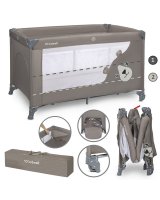  Saliekamā gulta BLISSY DUO beige (divstāvu) 