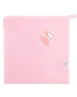  Dvielis ar kapuci PINK RABBIT 80x80cm BL221 